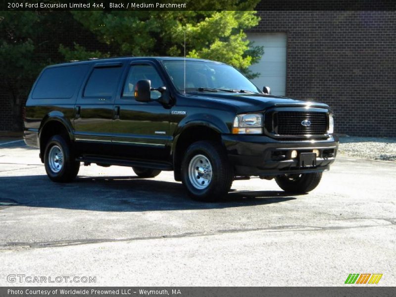 Black / Medium Parchment 2004 Ford Excursion Limited 4x4