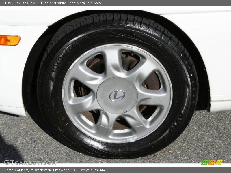 Diamond White Pearl Metallic / Ivory 1995 Lexus SC 400