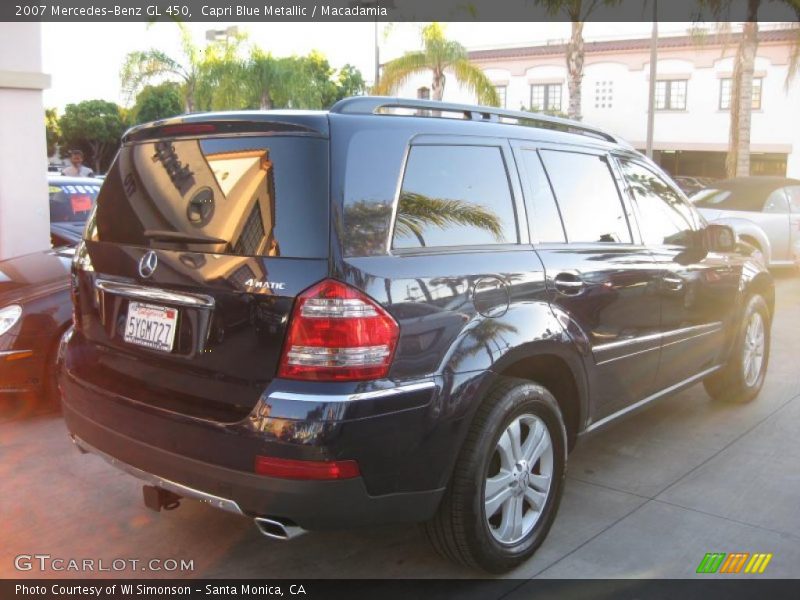 Capri Blue Metallic / Macadamia 2007 Mercedes-Benz GL 450