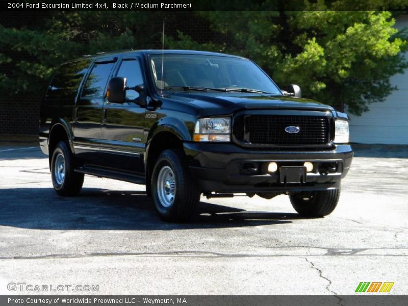 Black / Medium Parchment 2004 Ford Excursion Limited 4x4