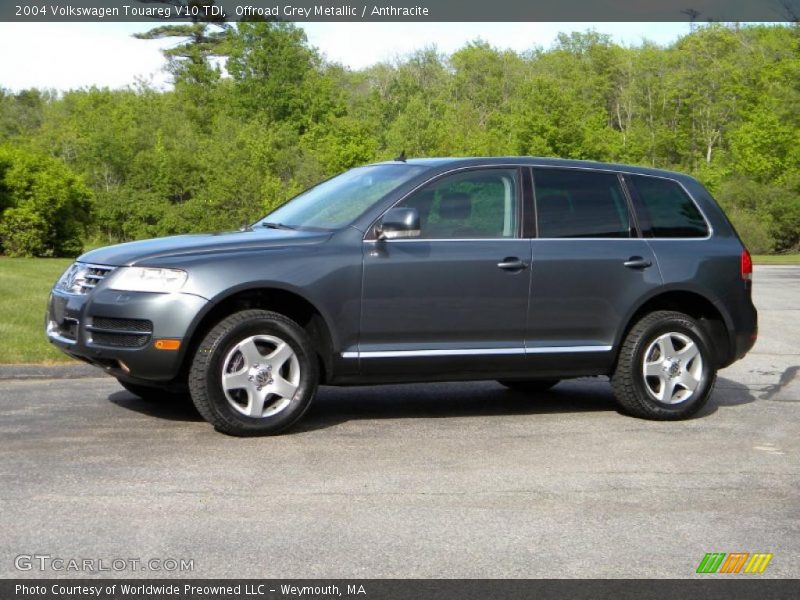 Offroad Grey Metallic / Anthracite 2004 Volkswagen Touareg V10 TDI