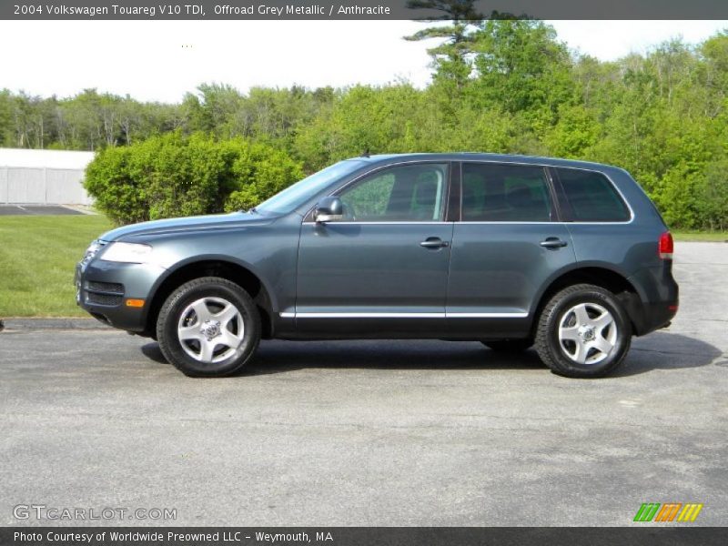 Offroad Grey Metallic / Anthracite 2004 Volkswagen Touareg V10 TDI