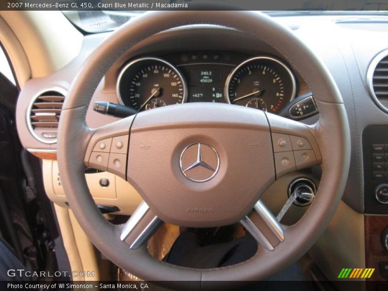 Capri Blue Metallic / Macadamia 2007 Mercedes-Benz GL 450