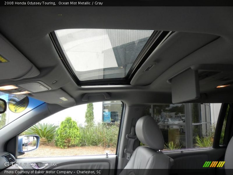 Ocean Mist Metallic / Gray 2008 Honda Odyssey Touring