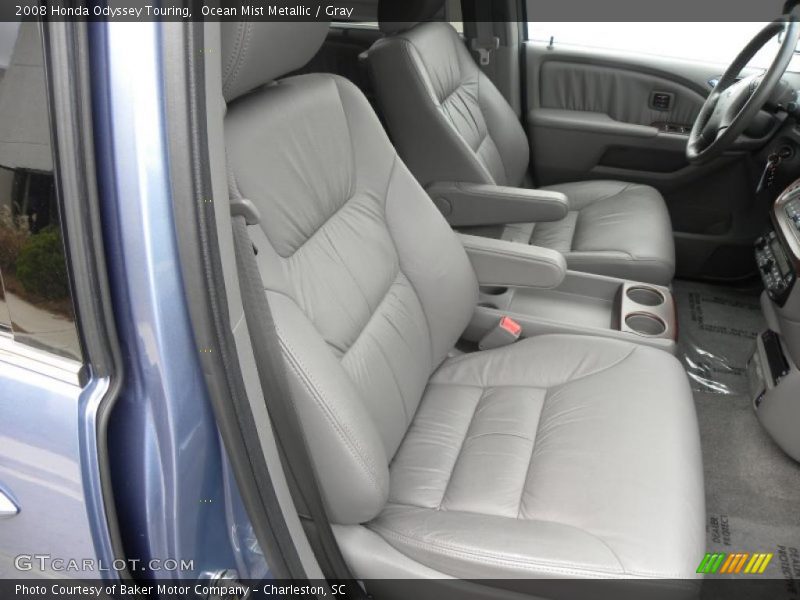 Ocean Mist Metallic / Gray 2008 Honda Odyssey Touring