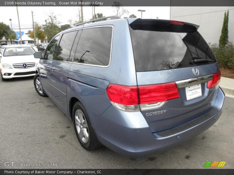 Ocean Mist Metallic / Gray 2008 Honda Odyssey Touring