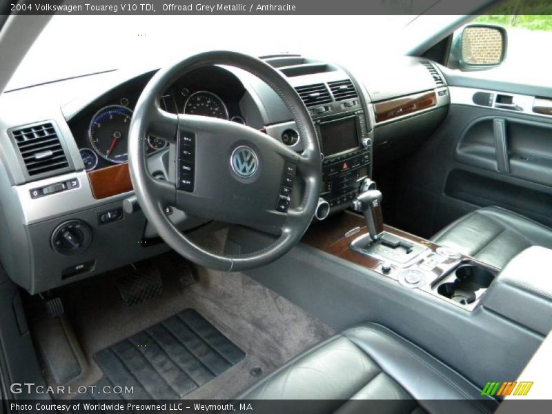  2004 Touareg V10 TDI Anthracite Interior