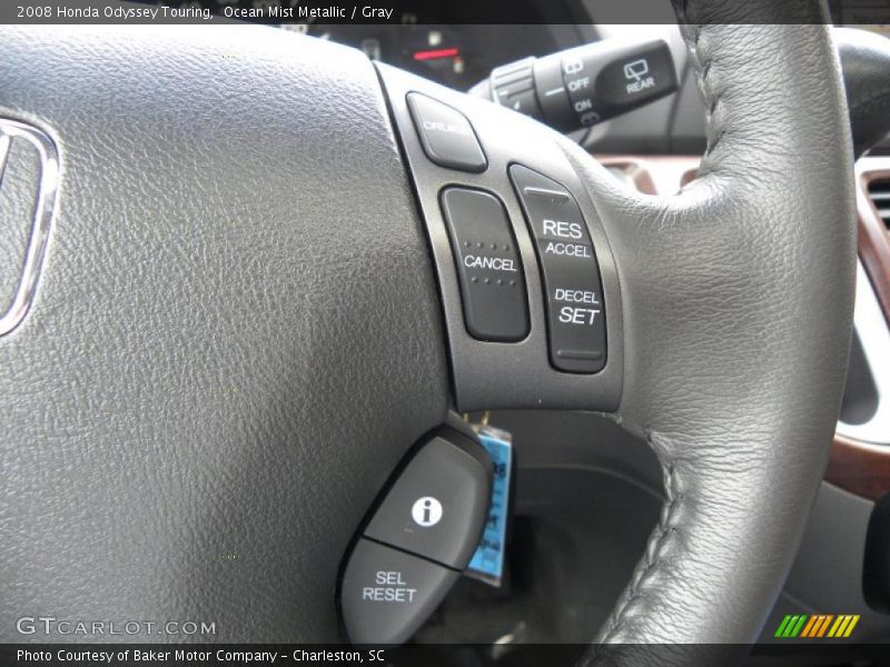 Ocean Mist Metallic / Gray 2008 Honda Odyssey Touring