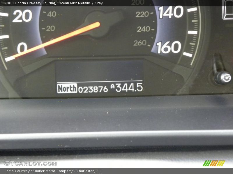 Ocean Mist Metallic / Gray 2008 Honda Odyssey Touring