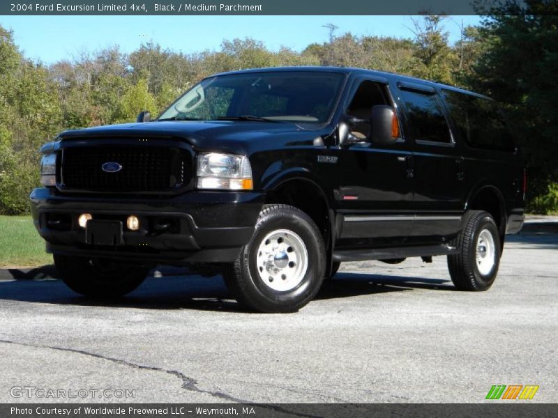 Black / Medium Parchment 2004 Ford Excursion Limited 4x4