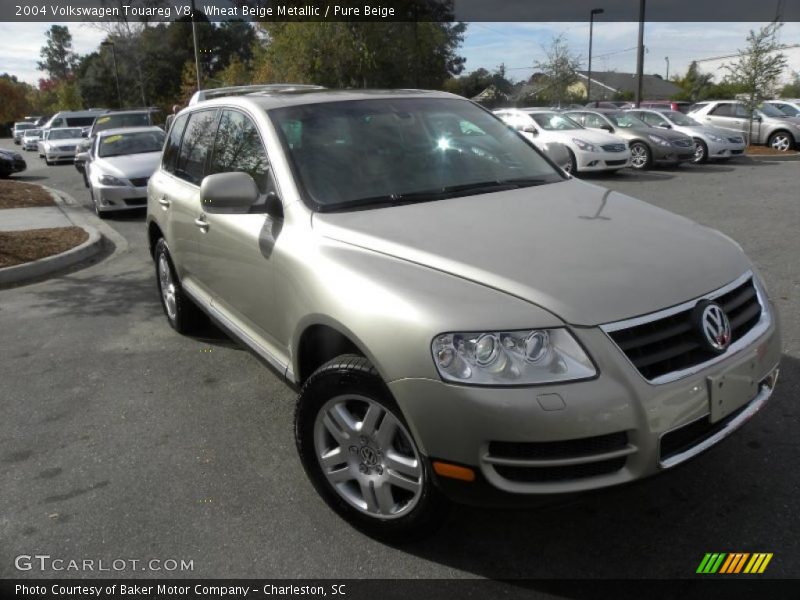 Wheat Beige Metallic / Pure Beige 2004 Volkswagen Touareg V8