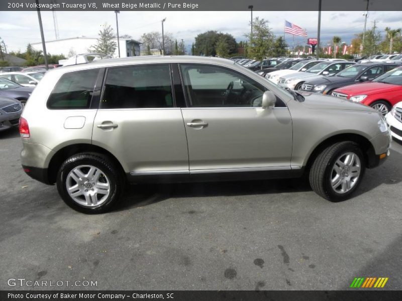 Wheat Beige Metallic / Pure Beige 2004 Volkswagen Touareg V8