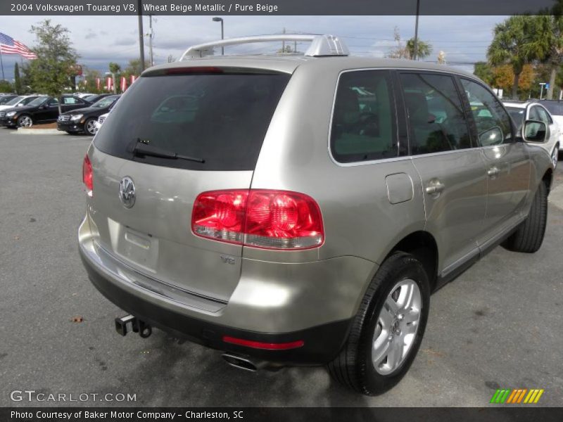 Wheat Beige Metallic / Pure Beige 2004 Volkswagen Touareg V8