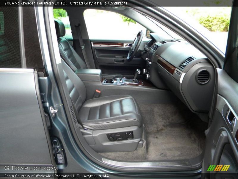  2004 Touareg V10 TDI Anthracite Interior