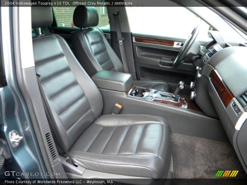  2004 Touareg V10 TDI Anthracite Interior