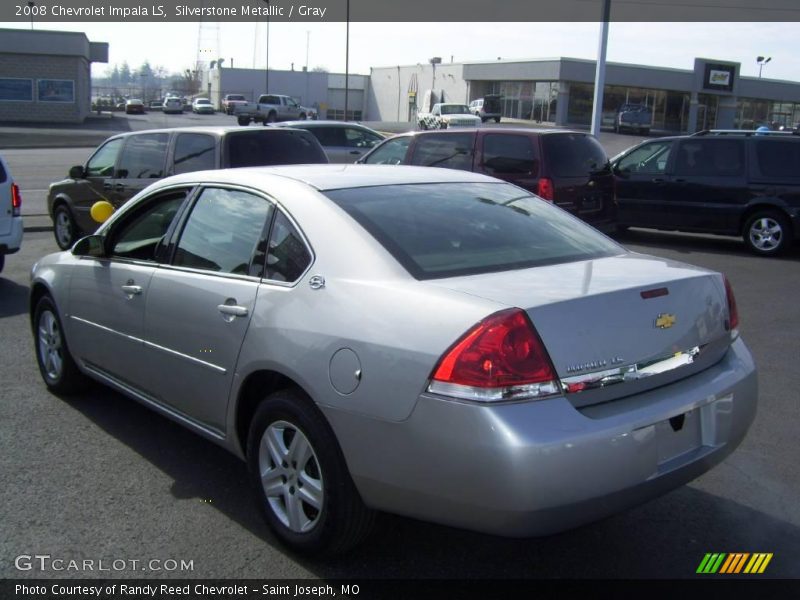 Silverstone Metallic / Gray 2008 Chevrolet Impala LS