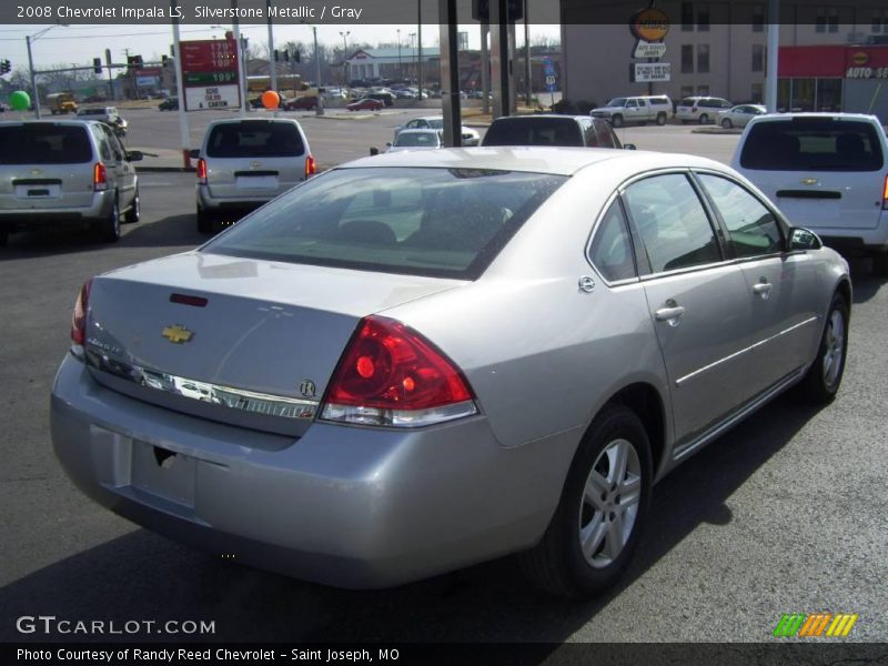 Silverstone Metallic / Gray 2008 Chevrolet Impala LS