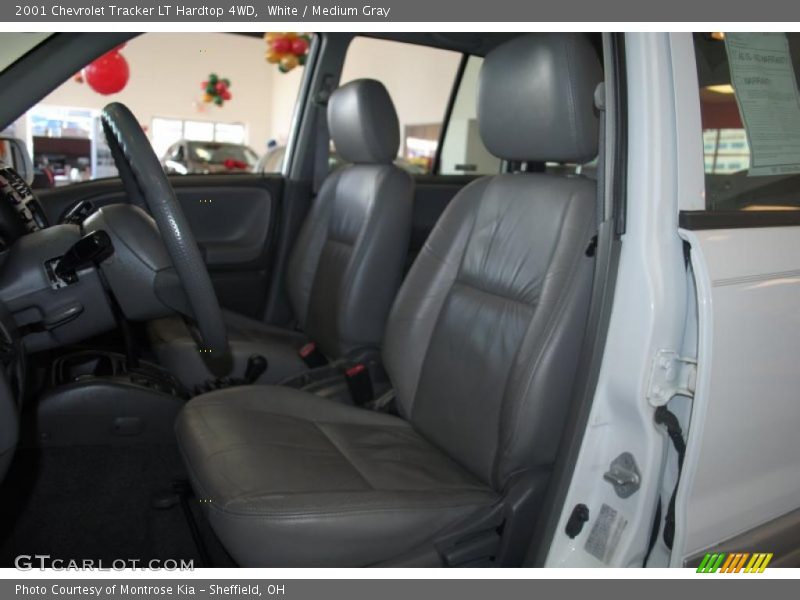 White / Medium Gray 2001 Chevrolet Tracker LT Hardtop 4WD