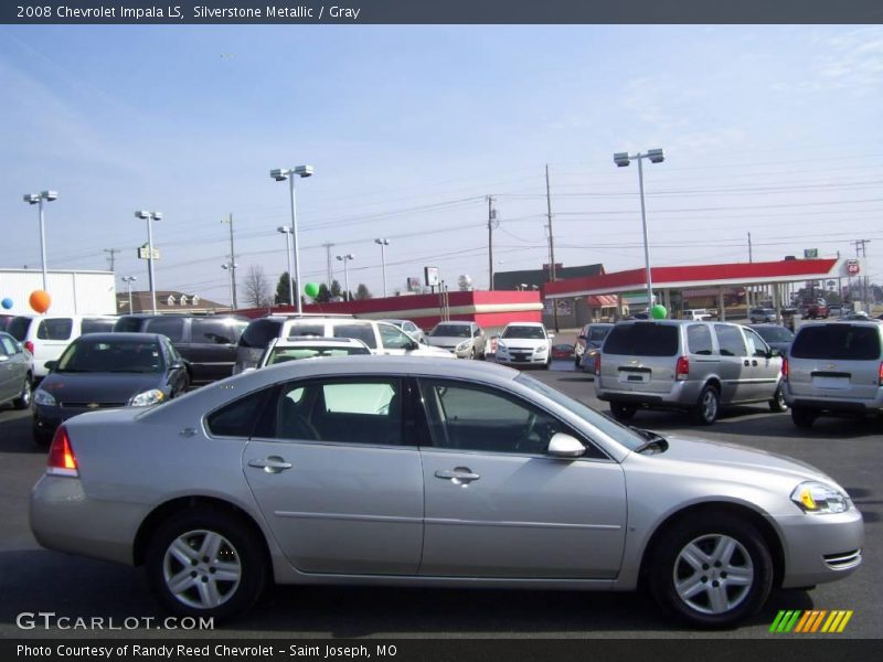 Silverstone Metallic / Gray 2008 Chevrolet Impala LS