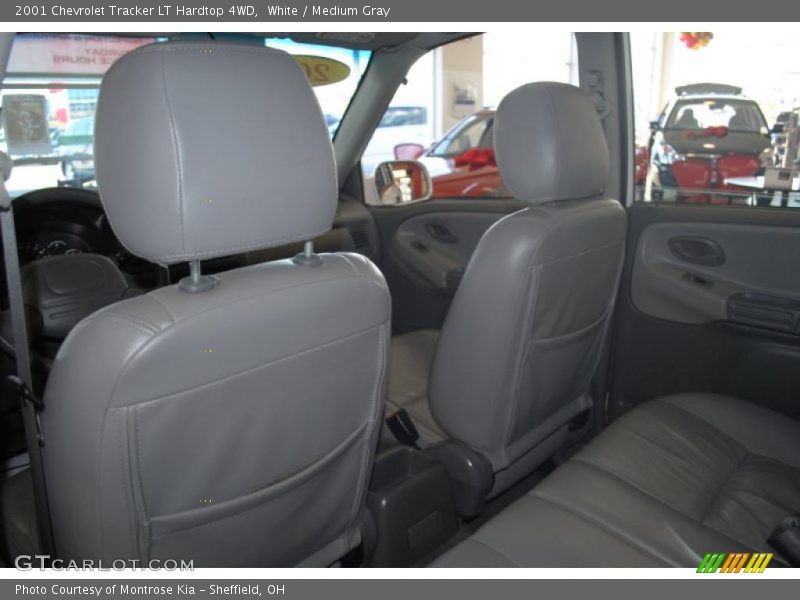 White / Medium Gray 2001 Chevrolet Tracker LT Hardtop 4WD