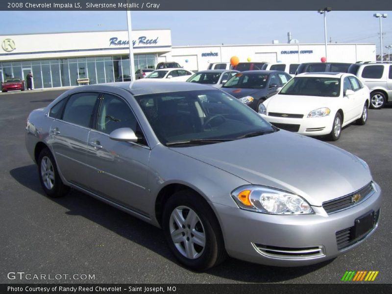 Silverstone Metallic / Gray 2008 Chevrolet Impala LS