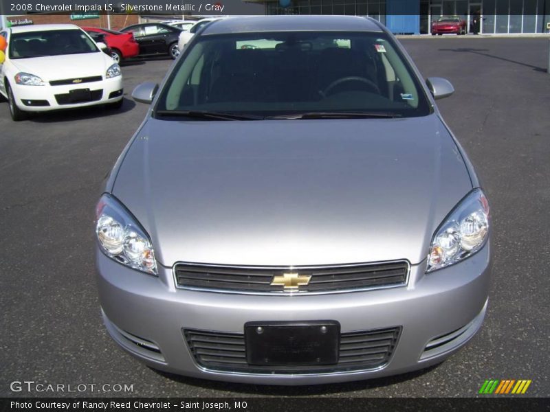 Silverstone Metallic / Gray 2008 Chevrolet Impala LS