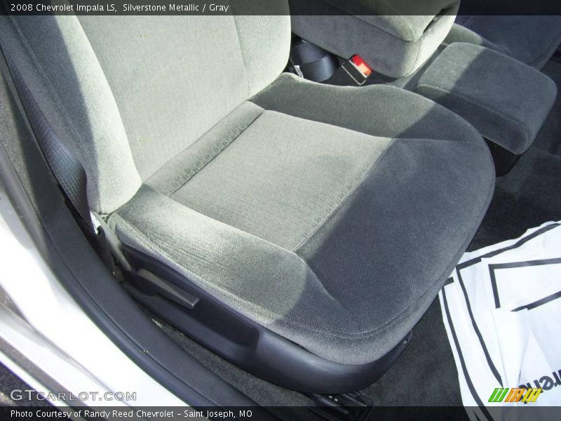 Silverstone Metallic / Gray 2008 Chevrolet Impala LS
