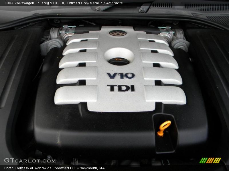  2004 Touareg V10 TDI Engine - 5.0 Liter TDI SOHC 20-Valve Turbo Diesel V10