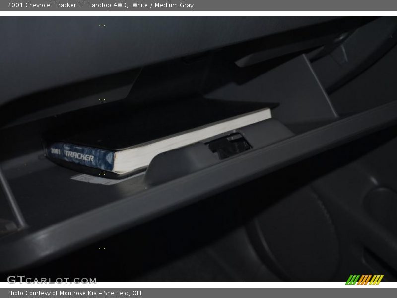 White / Medium Gray 2001 Chevrolet Tracker LT Hardtop 4WD