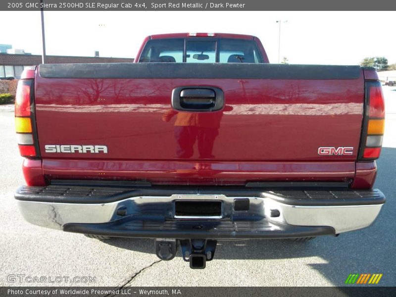 Sport Red Metallic / Dark Pewter 2005 GMC Sierra 2500HD SLE Regular Cab 4x4