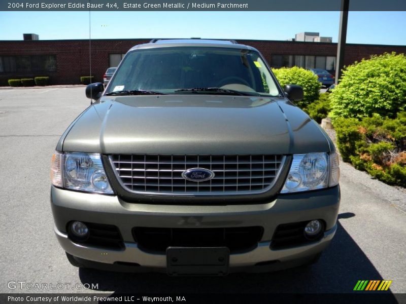 Estate Green Metallic / Medium Parchment 2004 Ford Explorer Eddie Bauer 4x4