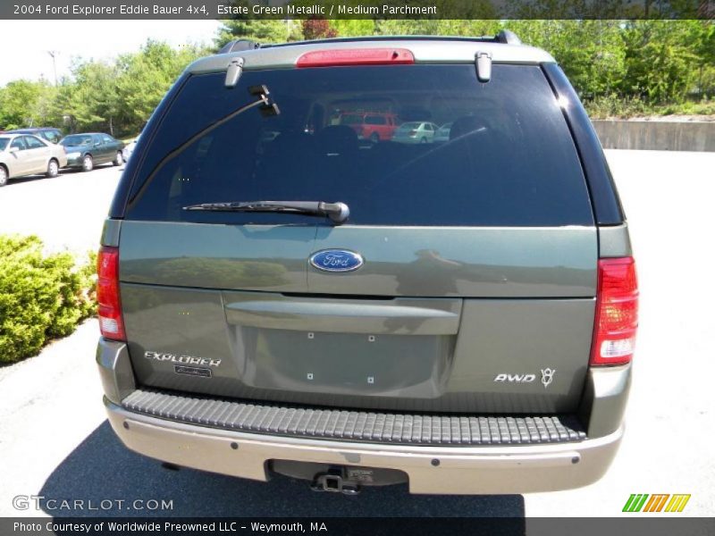 Estate Green Metallic / Medium Parchment 2004 Ford Explorer Eddie Bauer 4x4