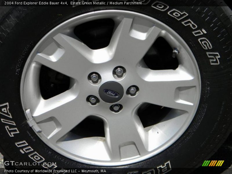 Estate Green Metallic / Medium Parchment 2004 Ford Explorer Eddie Bauer 4x4