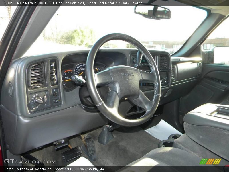  2005 Sierra 2500HD SLE Regular Cab 4x4 Dark Pewter Interior