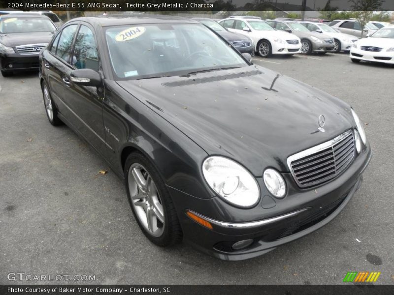 Tectite Grey Metallic / Charcoal 2004 Mercedes-Benz E 55 AMG Sedan