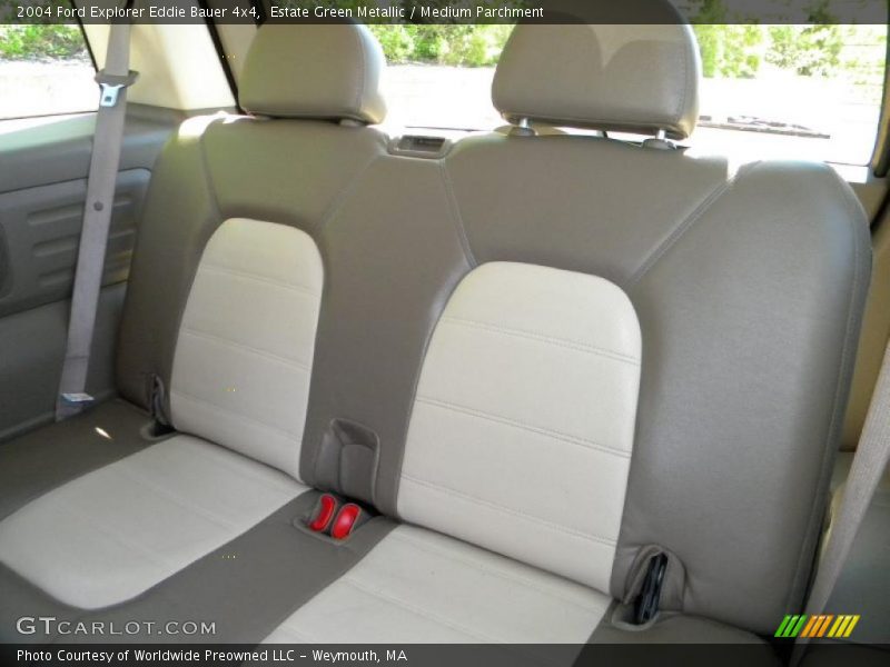 Estate Green Metallic / Medium Parchment 2004 Ford Explorer Eddie Bauer 4x4