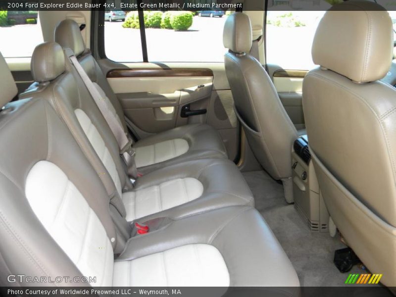 Estate Green Metallic / Medium Parchment 2004 Ford Explorer Eddie Bauer 4x4