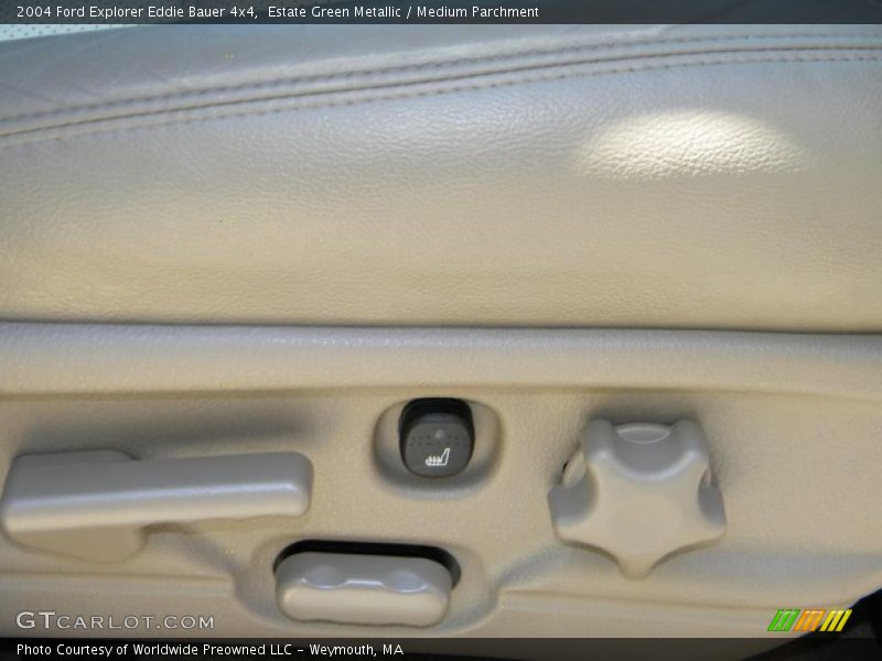 Estate Green Metallic / Medium Parchment 2004 Ford Explorer Eddie Bauer 4x4