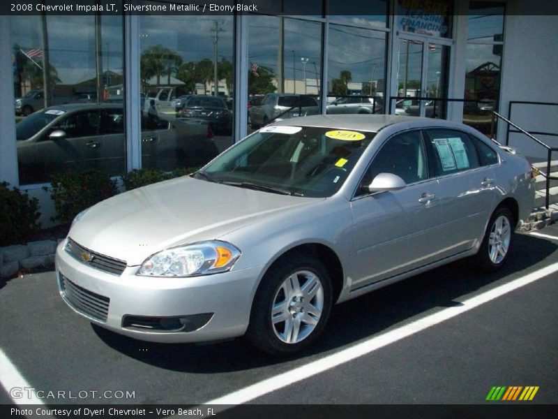 Silverstone Metallic / Ebony Black 2008 Chevrolet Impala LT