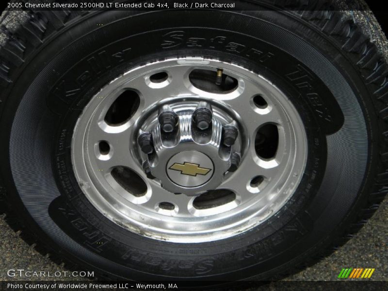 Black / Dark Charcoal 2005 Chevrolet Silverado 2500HD LT Extended Cab 4x4