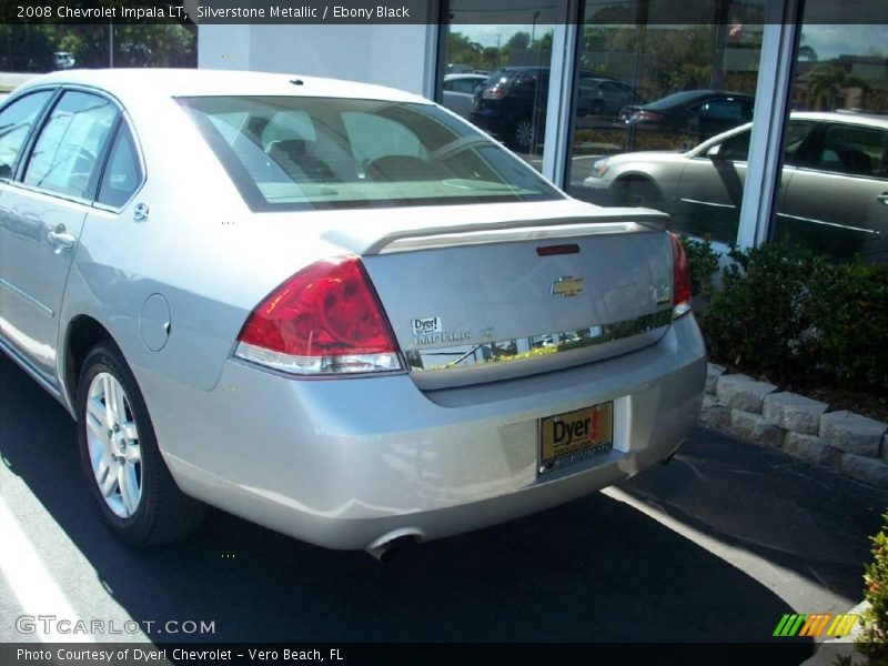 Silverstone Metallic / Ebony Black 2008 Chevrolet Impala LT
