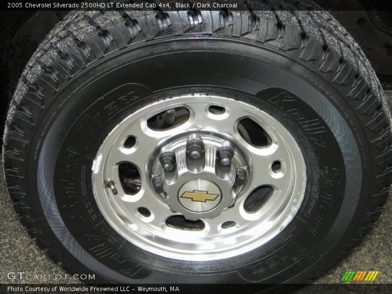 Black / Dark Charcoal 2005 Chevrolet Silverado 2500HD LT Extended Cab 4x4