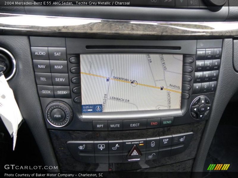 Navigation of 2004 E 55 AMG Sedan