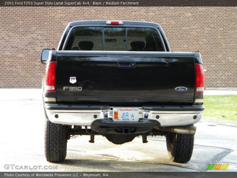 Black / Medium Parchment 2001 Ford F350 Super Duty Lariat SuperCab 4x4