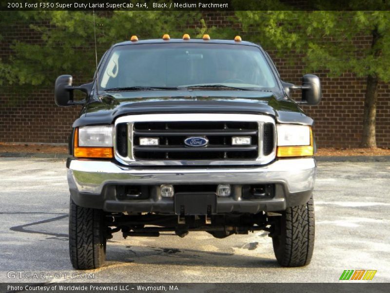 Black / Medium Parchment 2001 Ford F350 Super Duty Lariat SuperCab 4x4