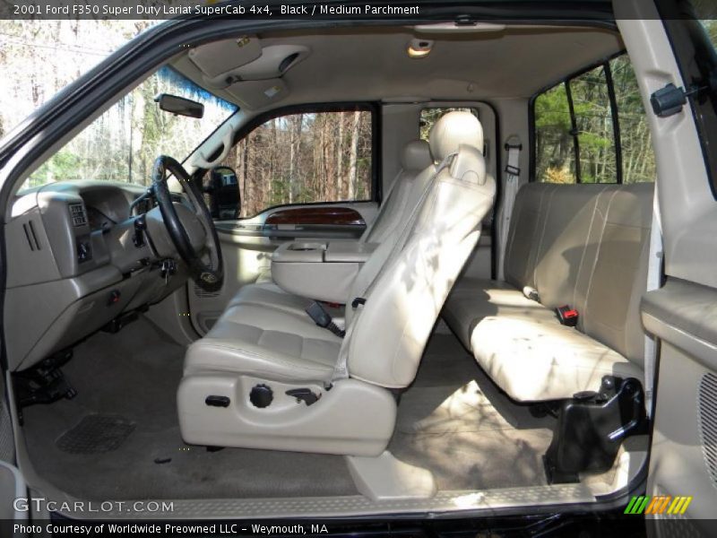 2001 F350 Super Duty Lariat SuperCab 4x4 Medium Parchment Interior