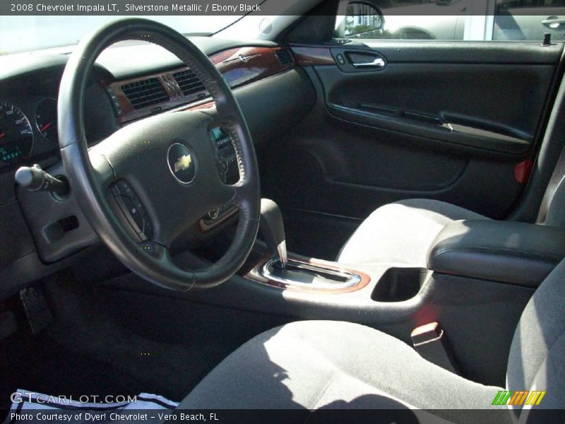 Silverstone Metallic / Ebony Black 2008 Chevrolet Impala LT
