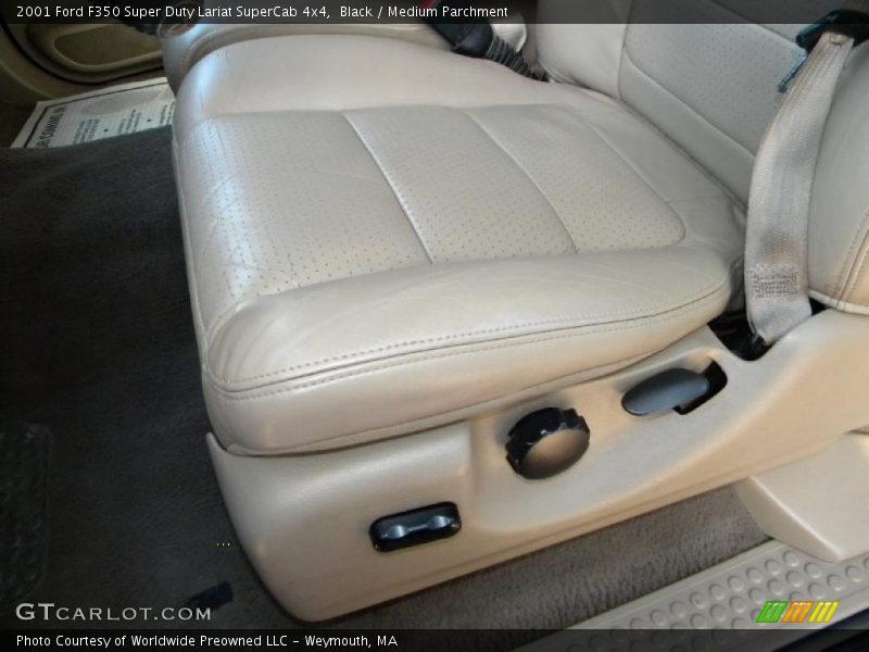 Black / Medium Parchment 2001 Ford F350 Super Duty Lariat SuperCab 4x4