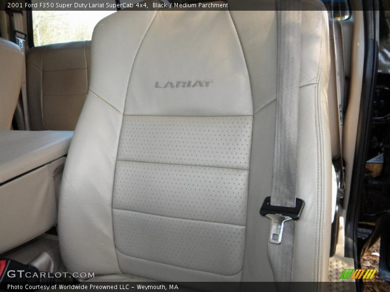  2001 F350 Super Duty Lariat SuperCab 4x4 Medium Parchment Interior