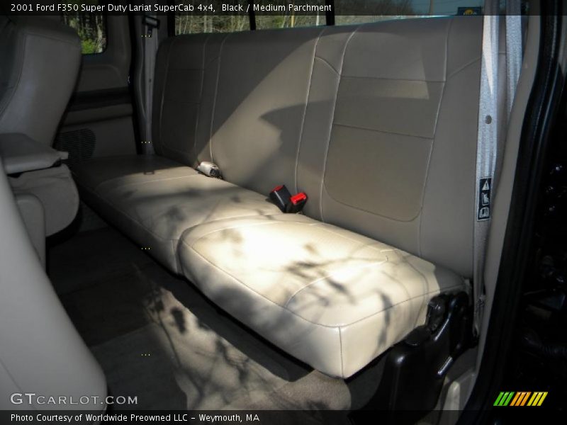 Black / Medium Parchment 2001 Ford F350 Super Duty Lariat SuperCab 4x4